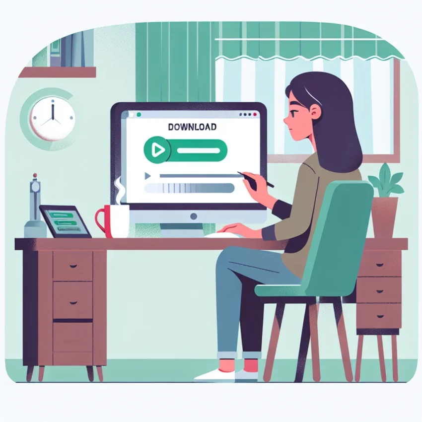 Alt text: "خطوات سهلة لتحميل فيديوهات فيسبوك باستخدام SaveFrom.net - صورة توضيحية توضح عملية التحميل."